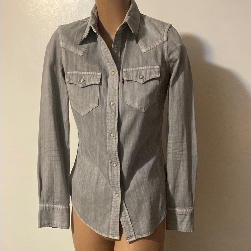 Levi’s Western snap cowgirl shirt RARE!